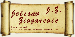 Jelisav Zivgarević vizit kartica